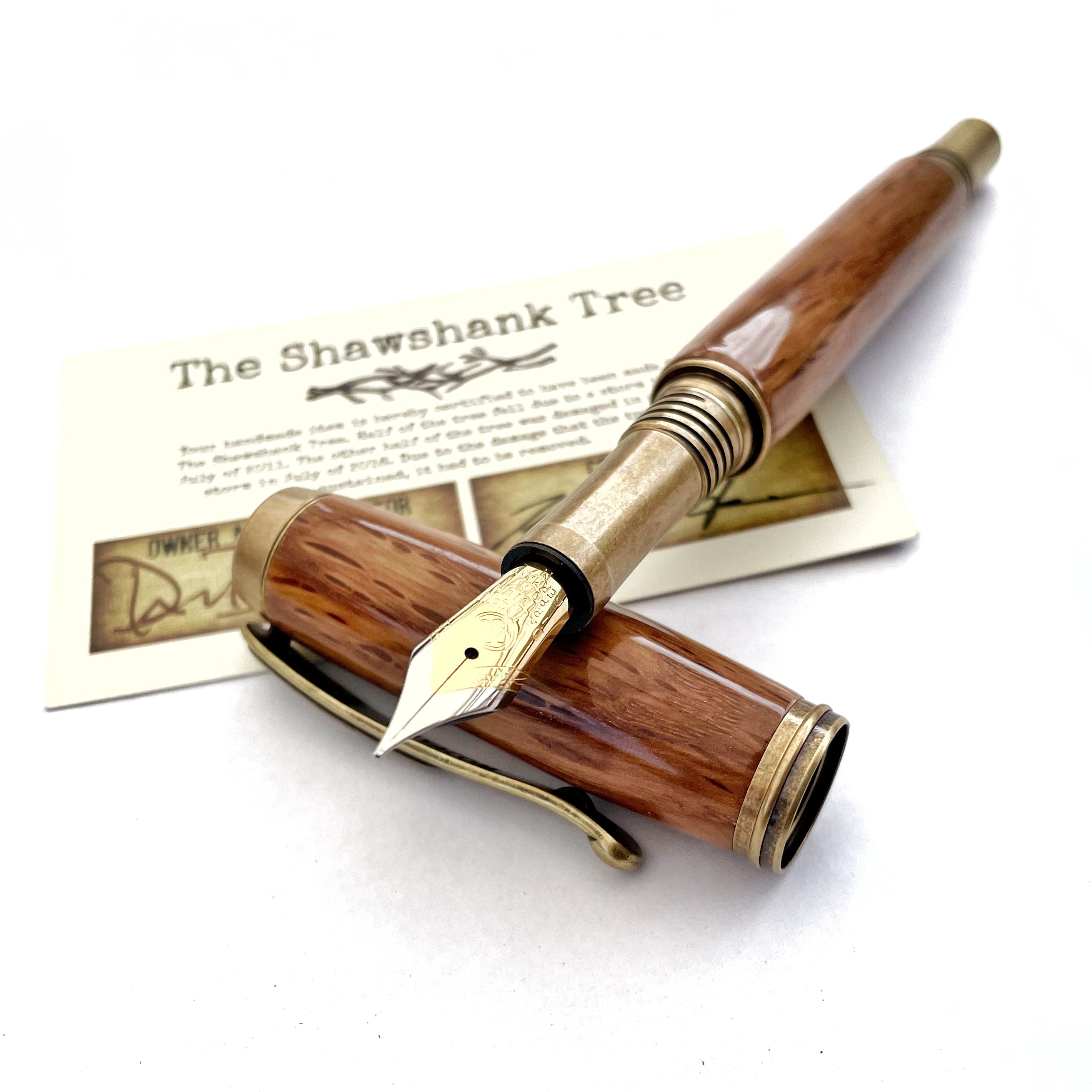 Shawshank Oak Tree  Fountain or Rollerball Pen – Bow & Harrow Workshop